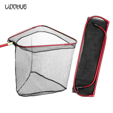 Image of Foldable Aluminium Alloy Triangle Fishing Net 16''/24''