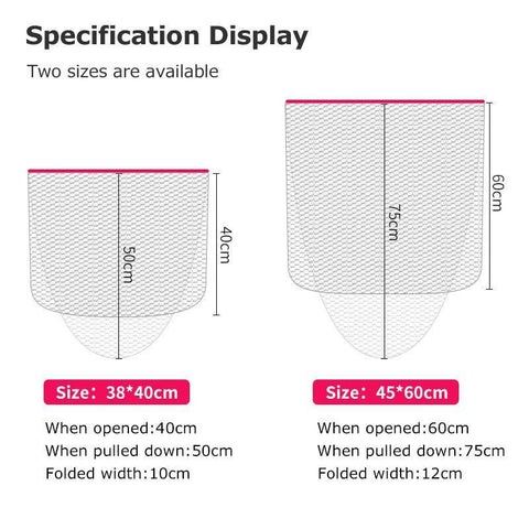 Image of Foldable Aluminium Alloy Triangle Fishing Net 16''/24''