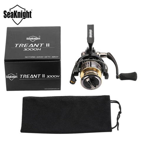 Image of SeaKnight Treant II Spinning Fishing Reel 5.0:1,6.2 Carbon Fiber Smooth Powerful Wheel