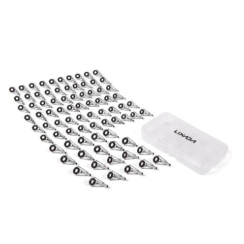 Image of Lixada Fishing Rod Guide Tip | 80Pcs/set