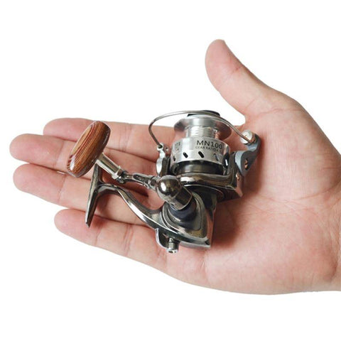 Image of SHUANGYU RAMPART MN100 Full Metal Body Spinning Fishing Reel Ice Reel Raft Lure Wheel Mini Small Reel For Fishing Tool