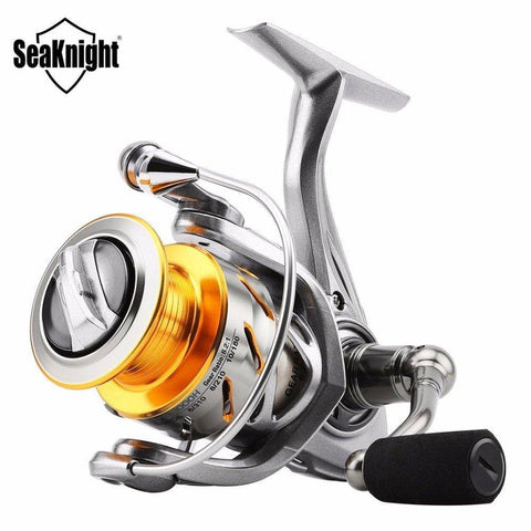 Image of Seaknight RAPID Spinning Reel | 4.7 to 6.1 Gear Ratio 10+1 BB | Magnetic Brake, 17-33 lb Max Drag | Saltwater or Freshwater Ready