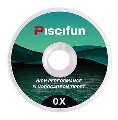 Piscifun Fluorocarbon Fly Fishing Tippet 33yd(30M)|Low Visibility| 0X-6X