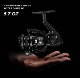 Piscifun Carbon X  Spinning Fishing Reel| 5.2:1 to 6.2:1 Gear Ratio |10+1 BB| 8-33 lbs Max Drag |Saltwater|All Carbon Fiber Body