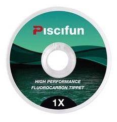 Piscifun Fluorocarbon Fly Fishing Tippet 33yd(30M)|Low Visibility| 0X-6X