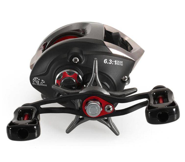 Lixada Baitcasting Fishing Reel |12+1 Ball Bearings 6.3:1 Gear Ratio|Fly High Speed Fishing Reel with Magnetic Brake System for Pesca
