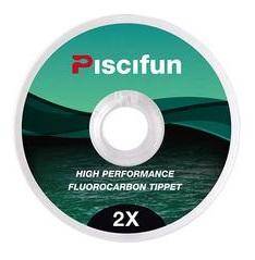 Piscifun Fluorocarbon Fly Fishing Tippet 33yd(30M)|Low Visibility| 0X-6X