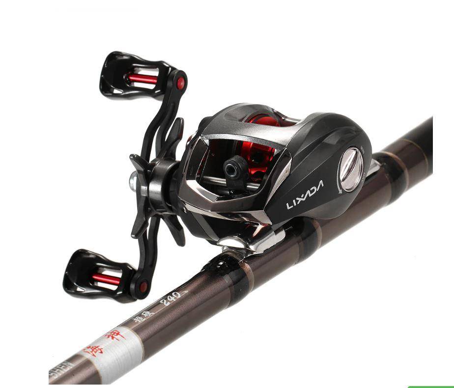 Lixada Baitcasting Fishing Reel |12+1 Ball Bearings 6.3:1 Gear Ratio|Fly High Speed Fishing Reel with Magnetic Brake System for Pesca