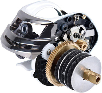 KastKing WhiteMax Low-Speed  Baitcasting Reels |  5.3:1  Gear Ratio 11+1 BB | Ideal for Deep Water 