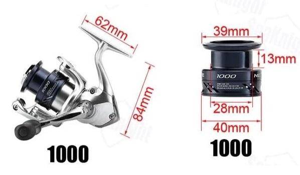 SHIMANO NEXAVE Spinning Fishing Reel  | 5.0:1 Gear Ratio 3+1BB | Fresh/Saltwater