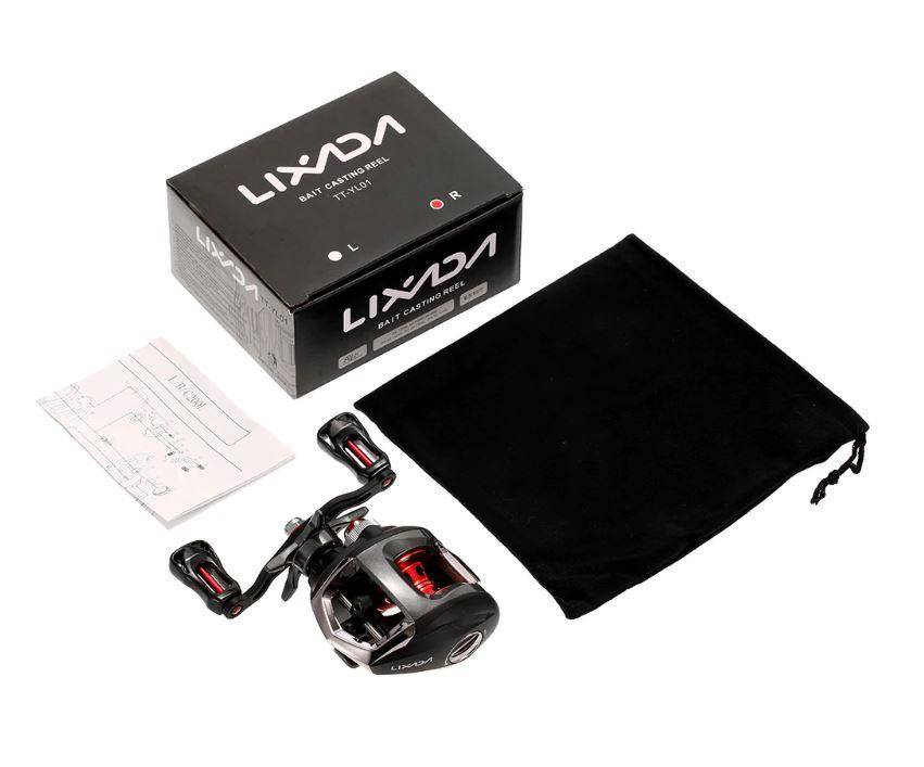 Lixada Baitcasting Fishing Reel |12+1 Ball Bearings 6.3:1 Gear Ratio|Fly High Speed Fishing Reel with Magnetic Brake System for Pesca