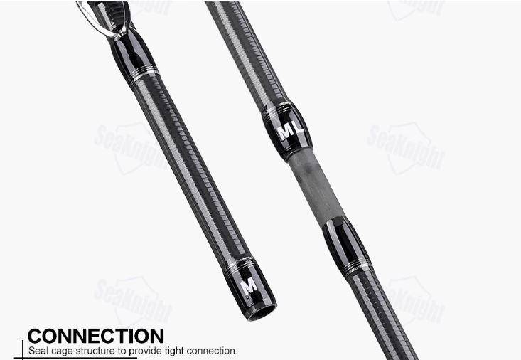 SeaKnight Falcon Telescopic Spinning Fishing Rod | Carbon Fiber | LENGTH - 6'6" ; 6'10'' ;7'10''| POWER M&ML - M&MH|
