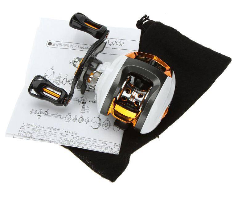Lixada Baitcasting Fishing Reel |12+1 Ball Bearings 6.3:1 Gear Ratio|Fly High Speed Fishing Reel with Magnetic Brake System for Pesca