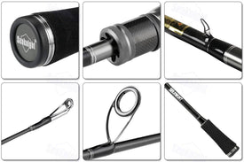 SeaKnight Falcon Telescopic Spinning Fishing Rod | Carbon Fiber | LENGTH - 6'6" ; 6'10'' ;7'10''| POWER M&ML - M&MH|
