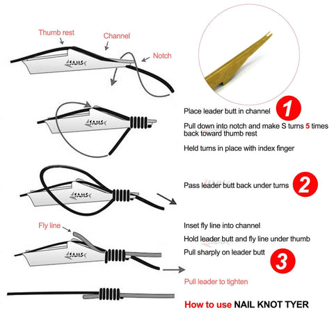 Image of Quick Line and Hook Knot Tying Tool Kit