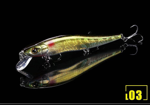 Image of SeaKnight SK020 Fishing Lure 1PC Minnow 14g 110mm 0-1M Depth Wobbling Minnow Floating Lure Hard Bait Fishing Wobblers 10 Colors