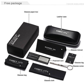 BANNED 1976 HD Polarized Sports  Sunglasses