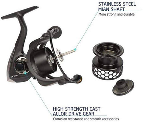 Image of TSURINOYA NA Spinning Fishing Reel | 5.2:1 Gear Ratio  9 BB  | Fresh/Saltwater