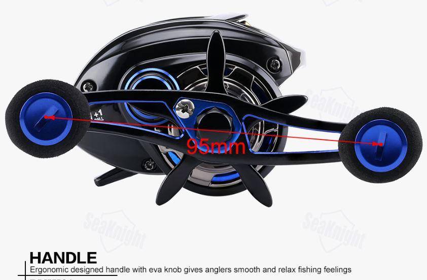 SeaKnight DRYAD Baitcasting Fishing Reel | Gear Ratios  7.6:1 | 11+ 1BB | 11 lb Max Drag | Saltwater Fishing