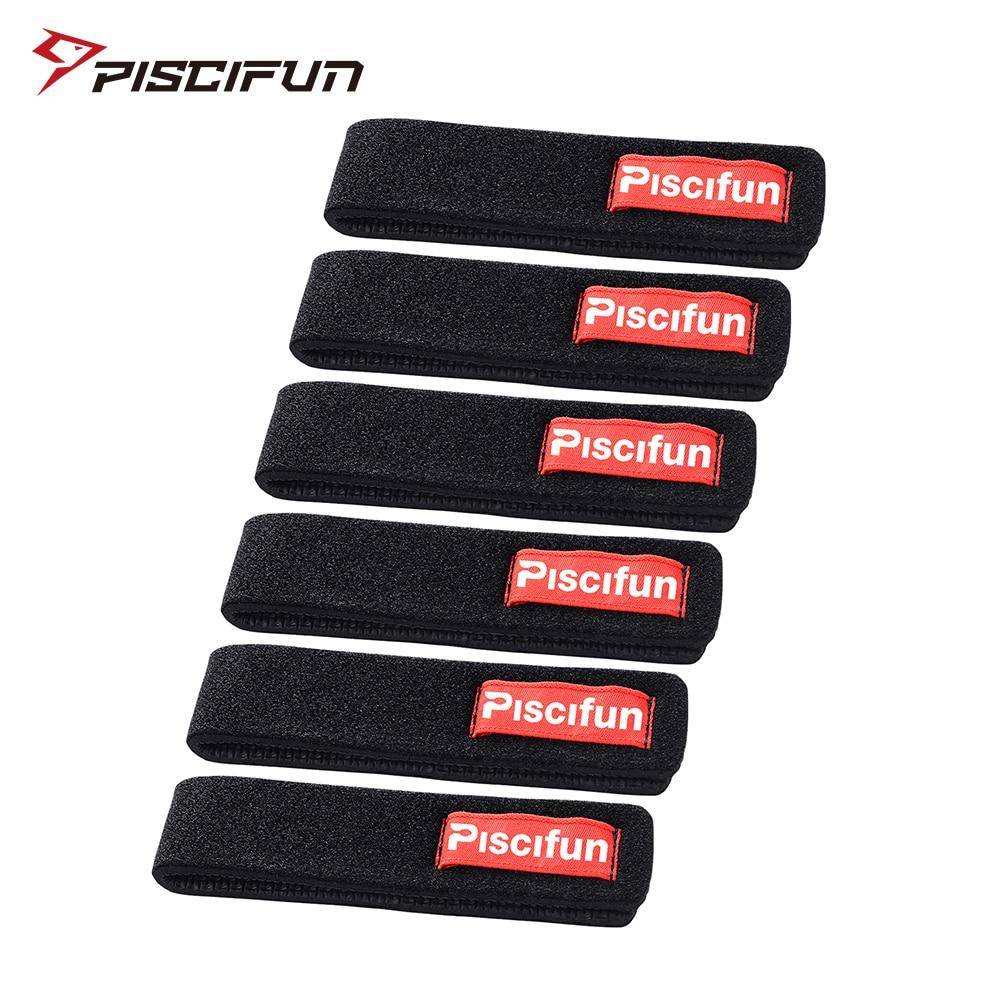 Piscifun 6Pcs/Lot Fishing Rod Tie