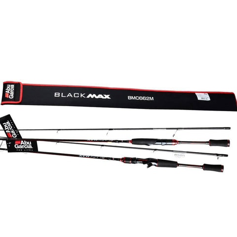 Image of Original Abu Garcia New Black Max BMAX Baitcasting Lure Fishing Rod  2.13m ML M MH Power Carbon Spinning Fishing Rod