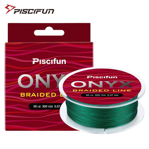 Image of Piscifun ONYX 300yds(274M) Braided PE Fishing Line | 6-150lb