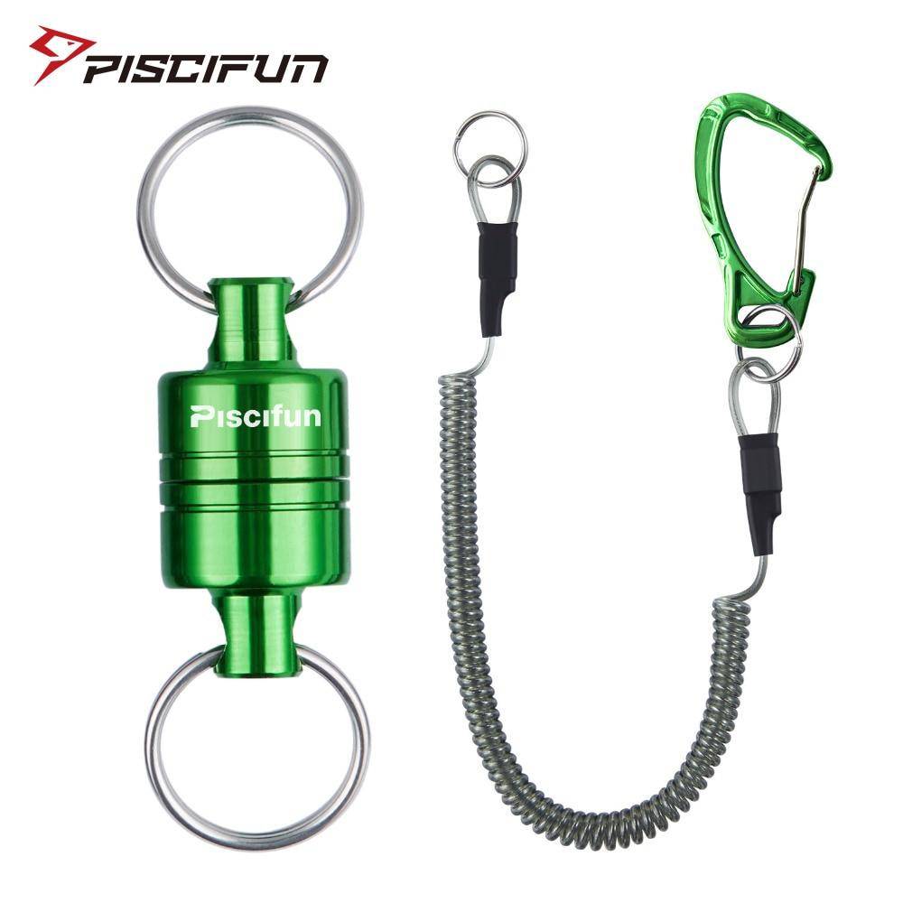 Piscifun Two Pieces Fly Fishing Aluminum Tool | Strong Train Release Magnetic | Load Bearing: 3.5KG /7.7lbs