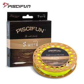 Piscifun Sword Fly Line Weight Forward 90/100FT Floating Fly Fishing Line with Welded Loop WF3/4 5/6 7/8wt Fly Fishing Line