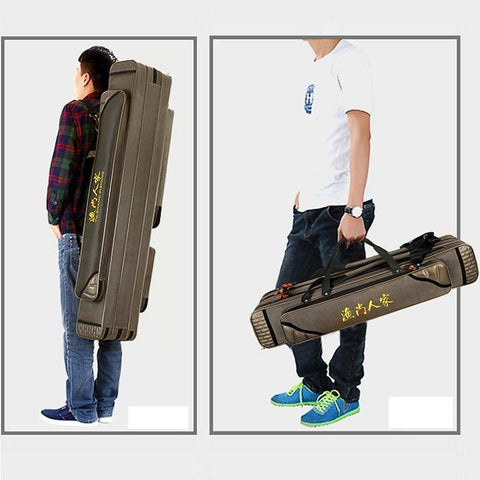 Image of 4 Layer Fishing Bag Large Capacity Portable Fish Pole Tools Storage Bag Tackle Gear Bags Shoulder Handbag Outdoor Sport XA9G