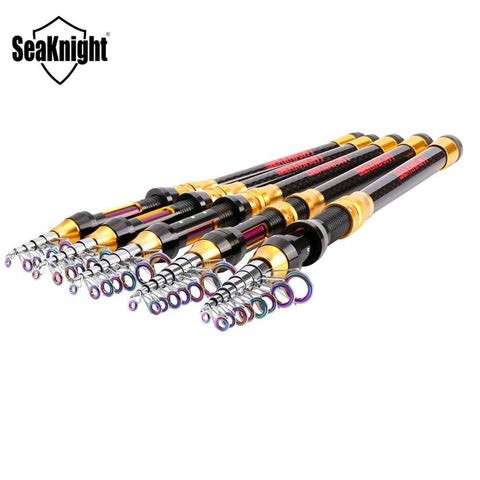 Image of SeaKnight Carbon Spinning Fishing Rod | Length: 5'10''-7'10'' |Carbon Fiber and Y Type Guide Rings