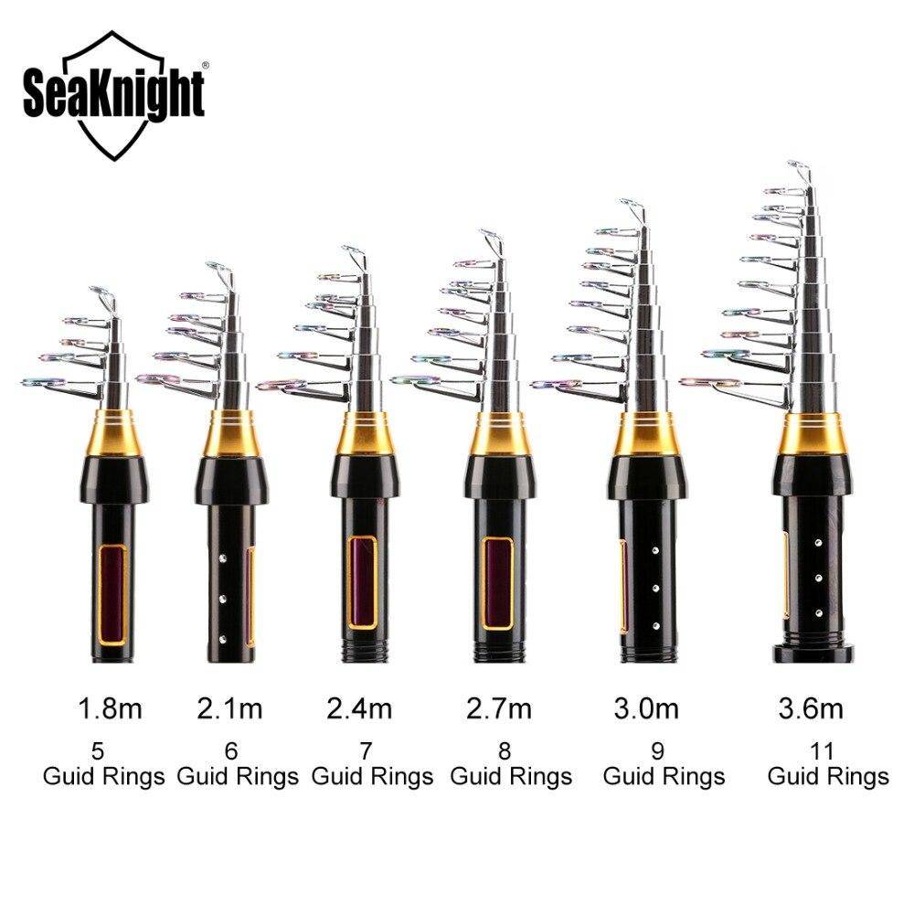 SeaKnight REAVER Carbon 1.8M 2.1M 2.4M Rods Reels Combo FENICE 2000 3000 Spinning Fishing Reel 5.2:1 Saltwater Fishing Tackle