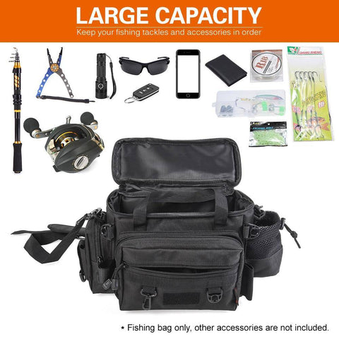 Image of Lixada Waterproof Fishing Bag 5.9x15.7x8.7in