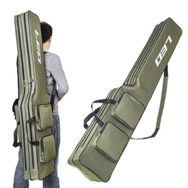 Two Layer 51'' Fishing Rod Bag with Man