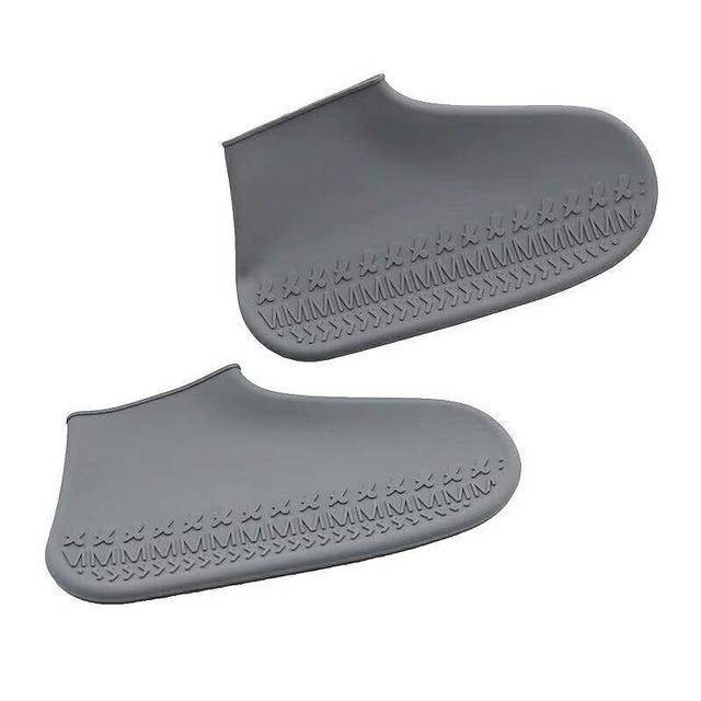 Grey Reusable Waterproof Silicone Shoe Cover