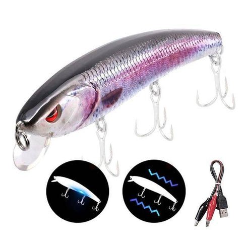 Image of 🐟TRUSCEND 4.9" Hi- Tech Fishing Lures  4 | Rechargeable | LED Fishing | Electric Vibration 🐟