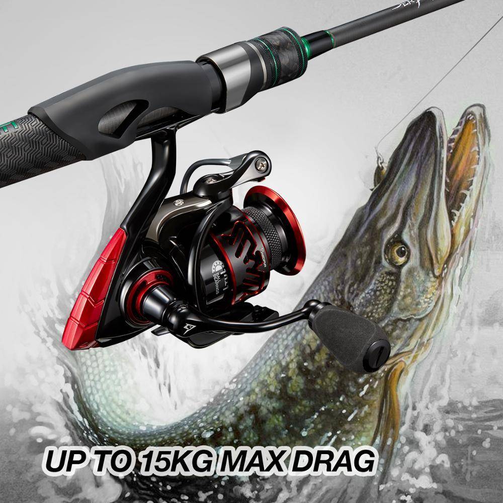 Piscifun Honor XT Spinning Reel | 5.2:1 / 6.2:1 Gear Ratio | 10+1 Bearings Fishing Reel |33lb/15kg Max Drag | Saltwater Ready