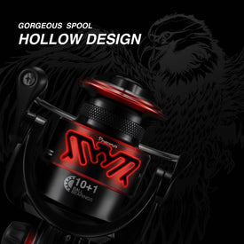 Piscifun Honor XT Spinning Reel | 5.2:1 / 6.2:1 Gear Ratio | 10+1 Bearings Fishing Reel |33lb/15kg Max Drag | Saltwater Ready