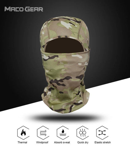 Image of Outdoor Camo Balaclava Full Face Mask