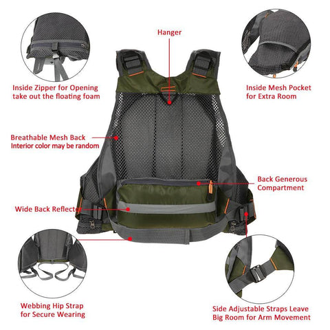 Image of Lixada Fishing Vest