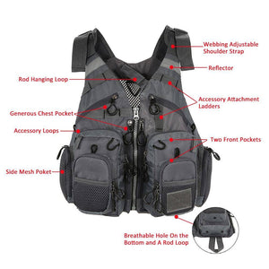 Lixada Fishing Vest