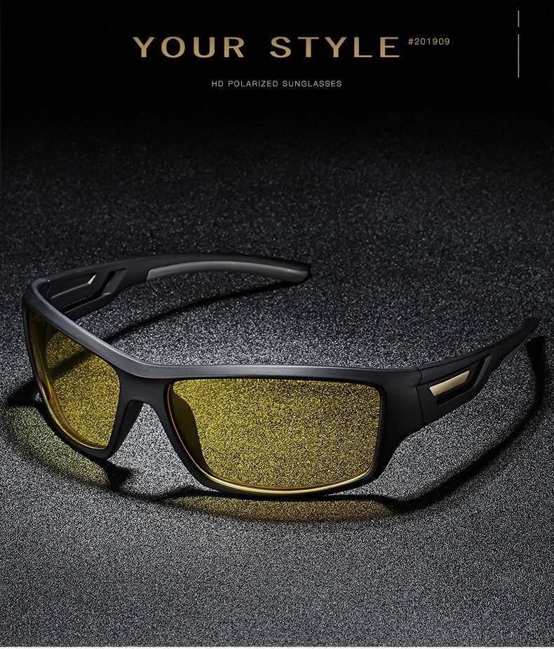Fashion Windproof Polarized Sunglasses Men Brand Designer Travel Male Mirror Sun Glasses Driving Anti-UV Oculos De Sol Masculino