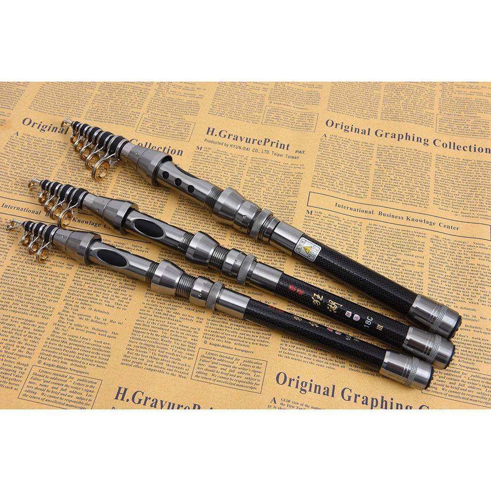 Lixada Telescopic Fishing Rod Reel Combo Full Kit Spinning Reel with 100M Line Lures Hooks Jig Head Carrier Bag for Pesca