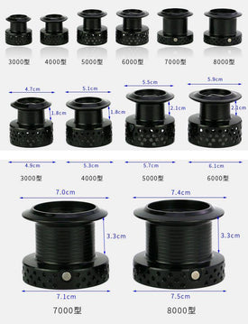 2018 New Double Brake Fishing Reel 3000-8000 series reel Carp Fishing Feeder Spinning Reel Spinning wheel type fishing wheel KT