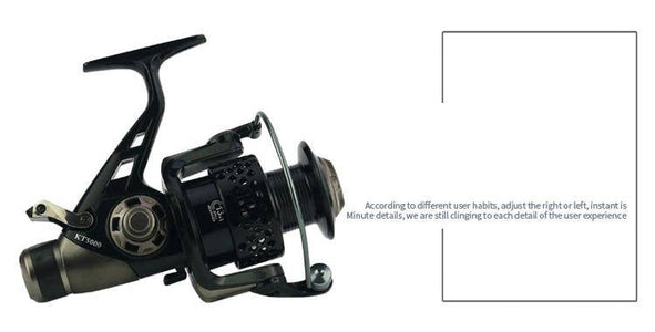 2018 New Double Brake Fishing Reel 3000-8000 series reel Carp Fishing Feeder Spinning Reel Spinning wheel type fishing wheel KT