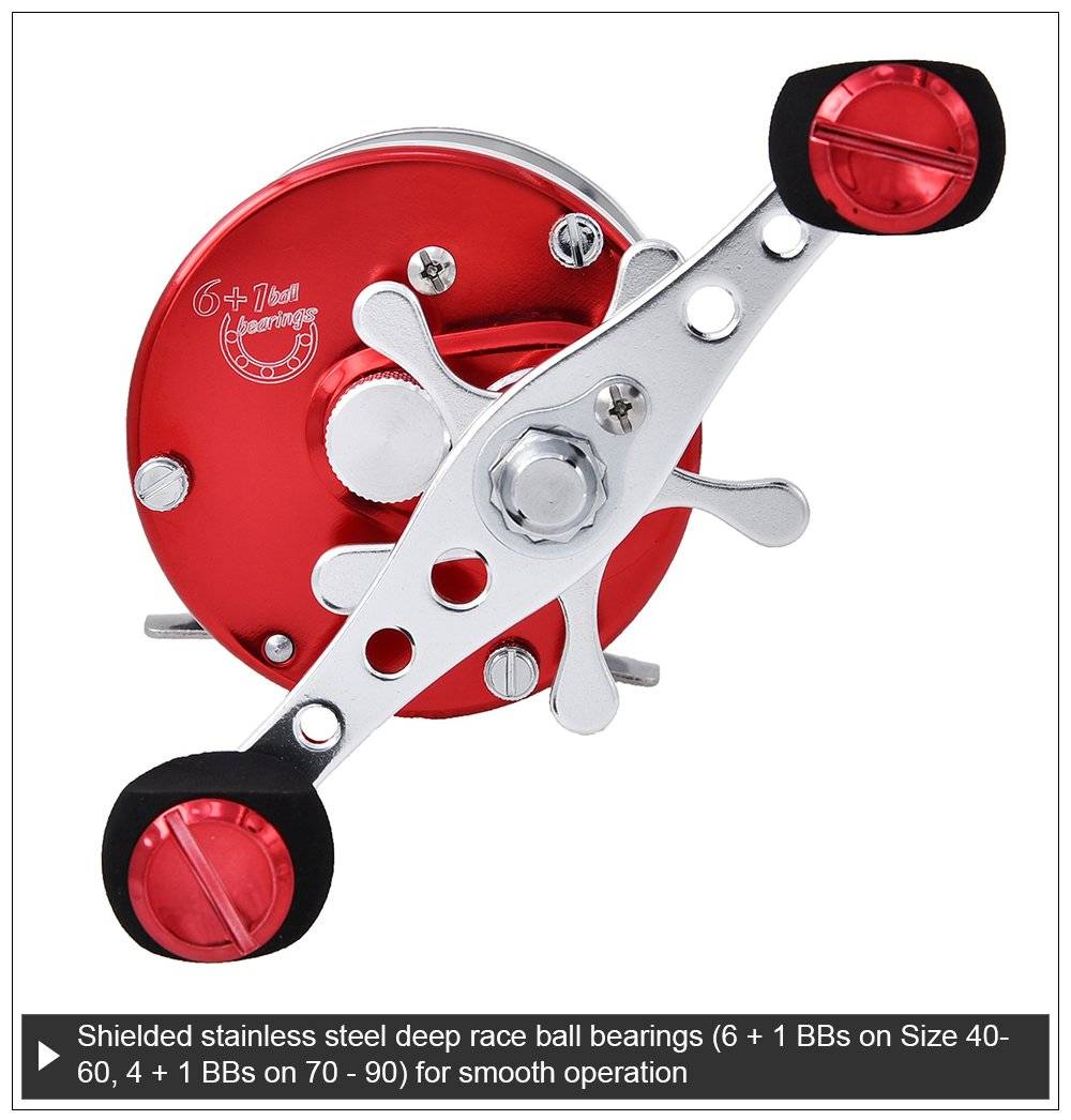 KastKing Rover New All Metal Body 6+1 Ball Bearings Cast Drum Baitcasting Reel Super Light Saltwater Fishing Reel Drum Wheel