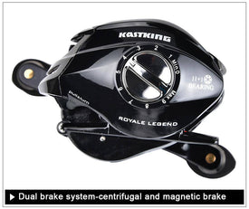 KastKing Royale Legend High-Speed  Baitcasting Reels |  7.0:1  Gear Ratio 11+1 BB | 17.5 Lbs Max Drag | Centrifugal Dual Brake