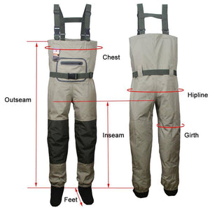 Fishing Waders Durable and Comfortable Stocking foot Chest Wader kits  for Men and Women