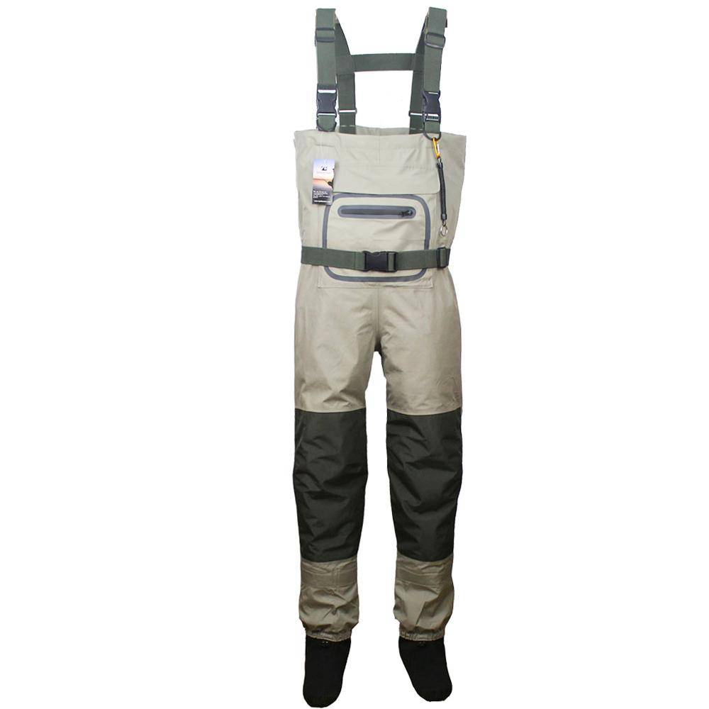 Fishing Waders Durable and Comfortable Stocking foot Chest Wader kits  for Men and Women
