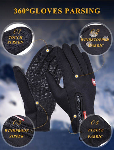 Image of Waterproof Winter Warm Touch Screen Gloves