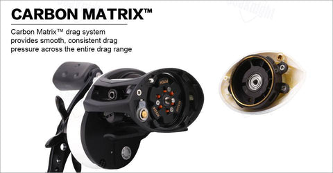 Image of Abu Garcia REVO S Baitcasting Reel | 6.4:1 Gear Ratio| 8BB |Max Drag: 19.84 lb/9kg |X2-Craftic Frame